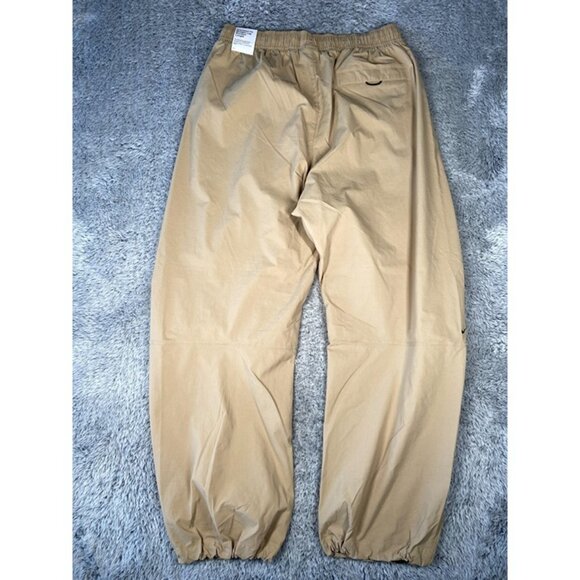 Nike NSW Tech Woven Colorblock Oversized Pants Size Medium Men Beige HM7158-297 - Picture 2 of 7